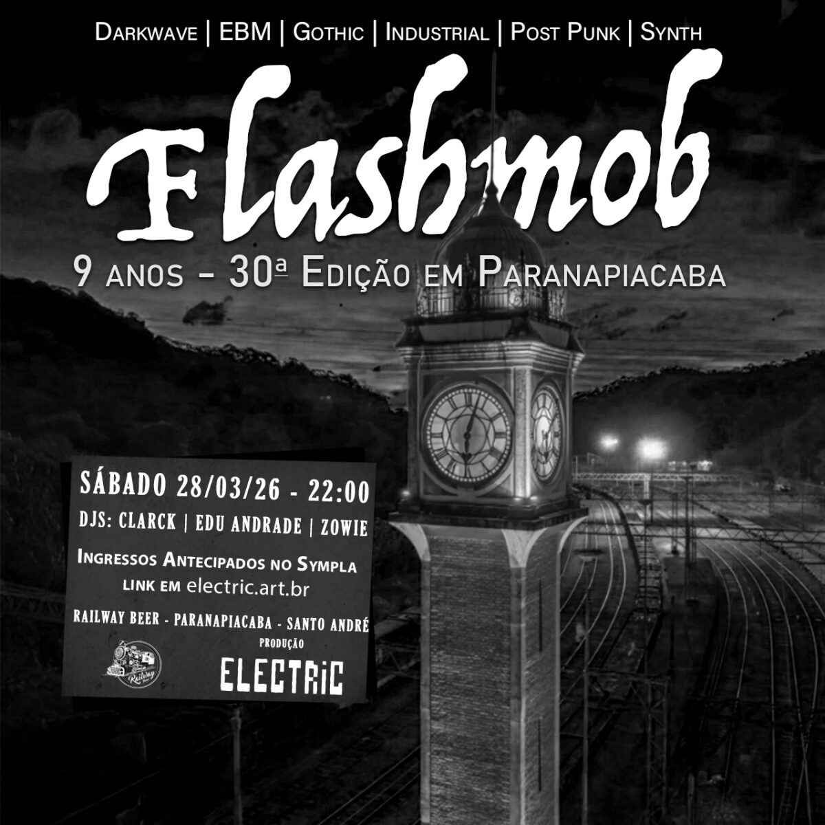 Flashmob 030 9 anos Paranapiacaba flyer
